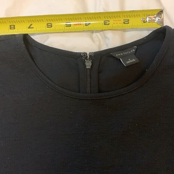 ANN TAYLOR, blouse, small, zip back, billow bottom. - Picture 11 of 14